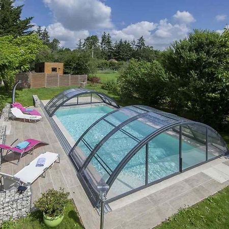 Au Coeur Du Bien Etre, Chambre D'Hotes Avec Piscine Chauffee Et Couverte, Spa, Sauna, Massages モントー エクステリア 写真